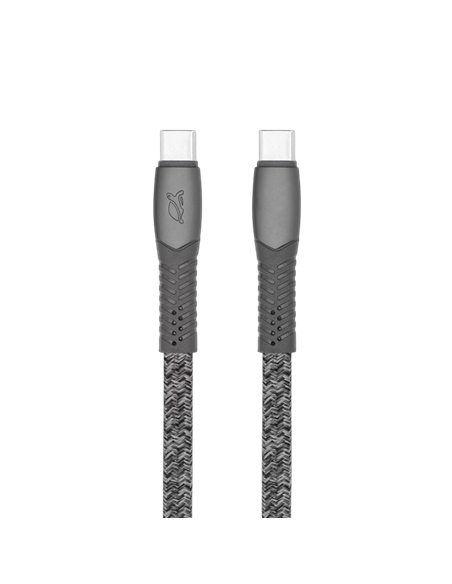 Кабель для передачи данных Rivacase PS6105, USB Type-C/USB Type-C, 1,2м, Серый