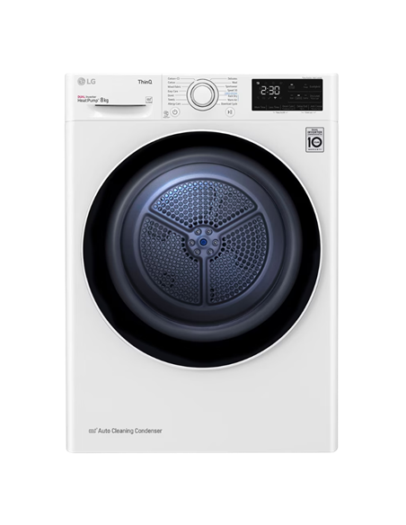 Uscător de rufe LG RH80V3AV6N, 8kg, Alb