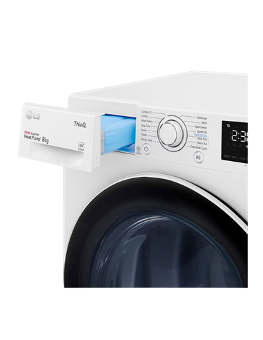 Сушильная машина LG RH80V3AV6N, 8кг, Белый