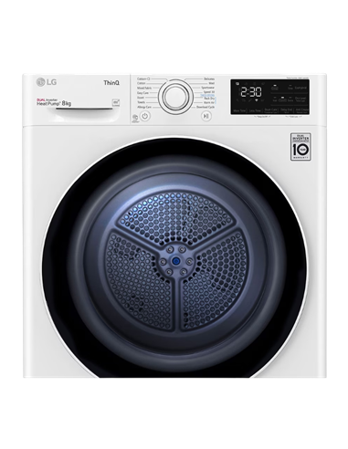 Uscător de rufe LG RH80V3AV6N, 8kg, Alb