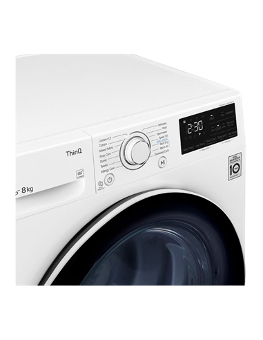Uscător de rufe LG RH80V3AV6N, 8kg, Alb