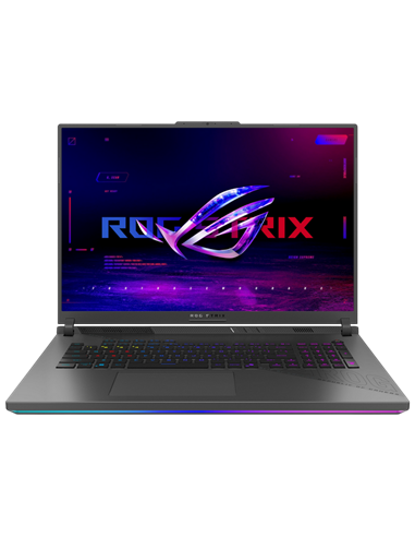 Laptop Gaming 18" ASUS ROG Strix G18 G814PM, Eclipse Gray, AMD Ryzen 9 8940HX, 16GB/1024GB, Fără SO
