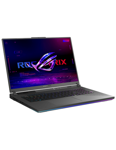 Laptop Gaming 18" ASUS ROG Strix G18 G814PM, Eclipse Gray, AMD Ryzen 9 8940HX, 16GB/1024GB, Fără SO