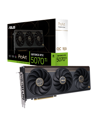Placă Video ASUS PROART-RTX5070TI-O16G, 16GB GDDR7 256bit