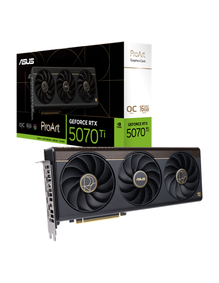 Placă Video ASUS PROART-RTX5070TI-O16G, 16GB GDDR7 256bit