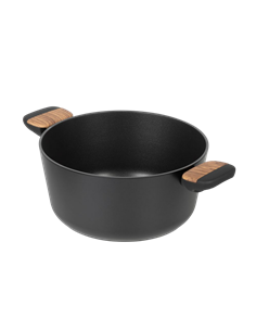Cratiță RESTO 93188, 4.4L, 24cm, Negru, Maro 2