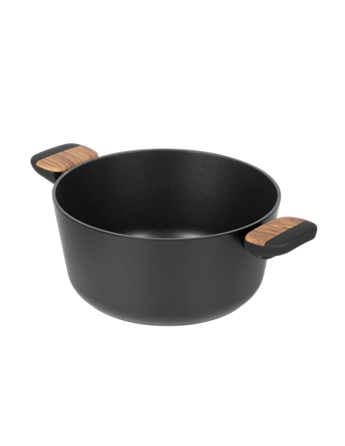 Cratiță RESTO 93188, 4.4L, 24cm, Negru, Maro
