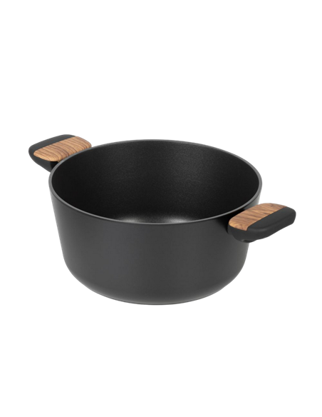 Cratiță RESTO 93188, 4.4L, 24cm, Negru, Maro
