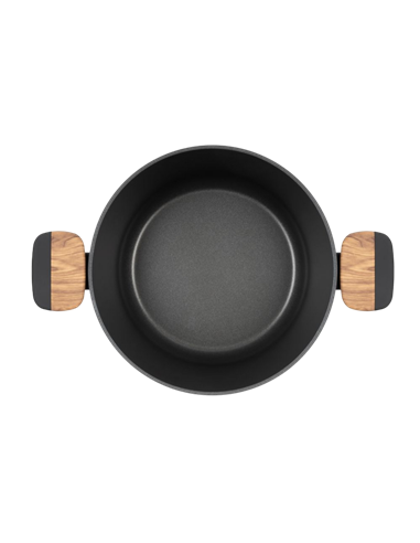 Cratiță RESTO 93188, 4.4L, 24cm, Negru, Maro