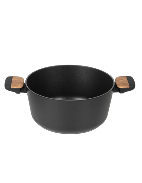 Cratiță RESTO 93188, 4.4L, 24cm, Negru, Maro