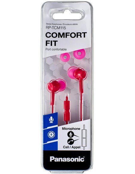 Căști Panasonic RP-TCM115GC, Roz