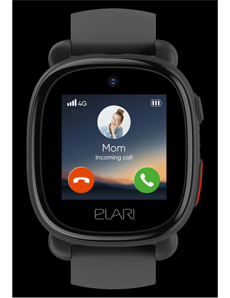 Детские часы Elari KidPhone 4G Lite, Чёрный