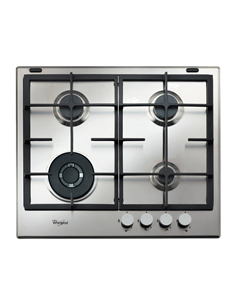 Plită pe gaz Whirlpool GMA 6422/IX, Oțel inoxidabil