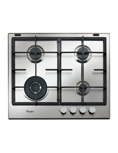 Plită pe gaz Whirlpool GMA 6422/IX, Oțel inoxidabil