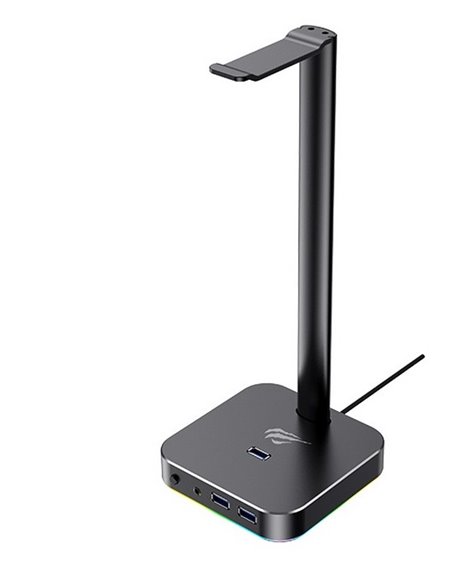 Подставка для игровой гарнитуры Havit TH610, USB, Чёрный