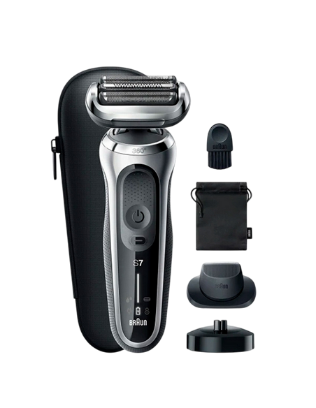 Электробритва мужская Braun 71-S4200cs, Серебристый | Черный