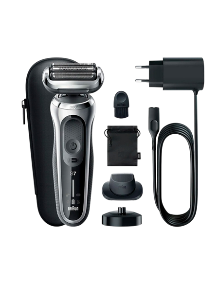 Электробритва мужская Braun 71-S4200cs, Серебристый | Черный