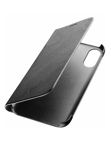 Чехол книжка Cellularline iPhone XS/X - Case, Чёрный