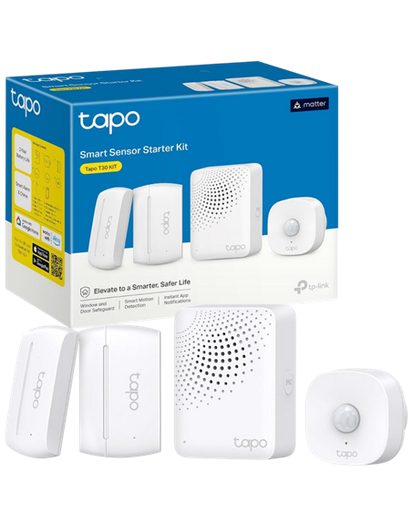 Senzor de mișcare inteligent TP-LINK Tapo T30 KIT, Alb