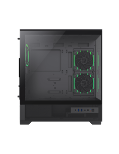 Компьютерный корпус Gamemax VISTA 2 AB, Midi-Tower, Без блока питания, Чёрный 2