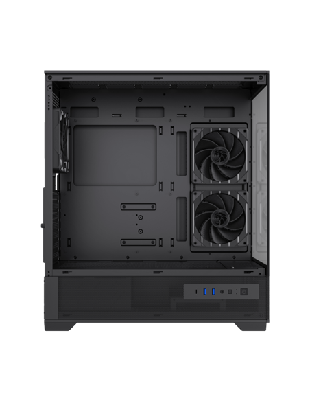 Carcasă PC Gamemax VISTA 2 AB, Midi-Tower, Fără PSU, Negru