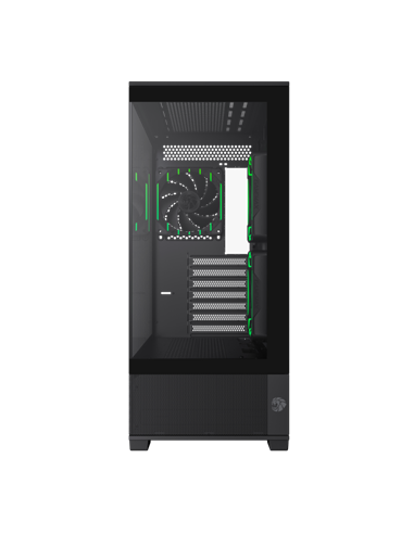 Компьютерный корпус Gamemax VISTA 2 AB, Midi-Tower, Без блока питания, Чёрный