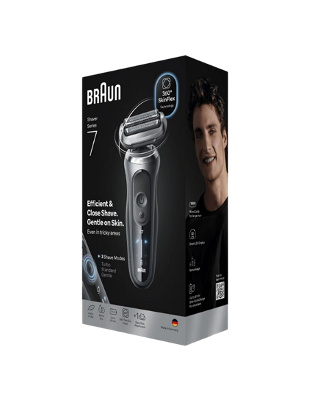 Электробритва мужская Braun 72-G1200s, Серый