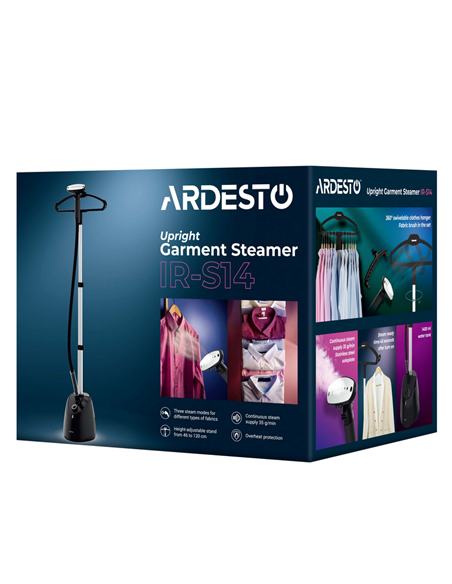 Aparat de călcat cu aburi staționar Ardesto IR-S14, Negru