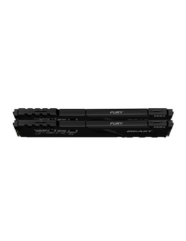 Оперативная память Kingston FURY Beast, DDR4 SDRAM, 3200 МГц, 64Гб, KF432C16BBK2/64