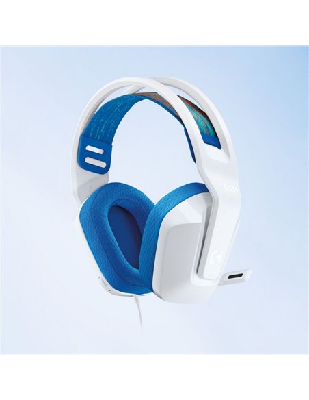 Игровая Гарнитура Logitech G335, Проводной аналоговый, Белый