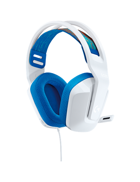 Игровая Гарнитура Logitech G335, Проводной аналоговый, Белый