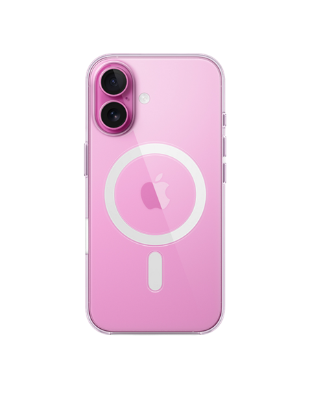 Чехол Apple iPhone16 Clear Case with MagSafe, Прозрачный