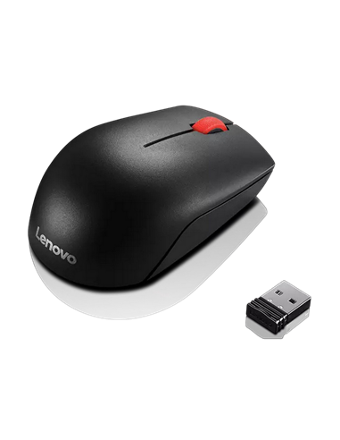 Mouse Wireless Lenovo Essential Compact, Negru