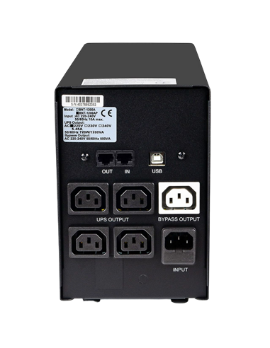 Sursă de alimentare neîntreruptibilă PCM BNT-1200AP, Linear-interactiv, 1200VA, Turn