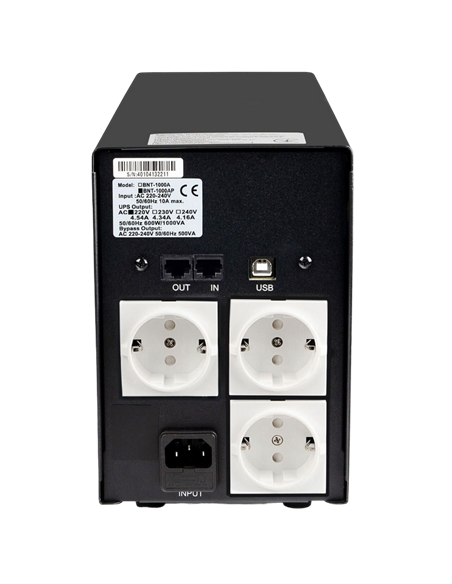 Sursă de alimentare neîntreruptibilă PCM BNT-1200AP, Linear-interactiv, 1200VA, Turn