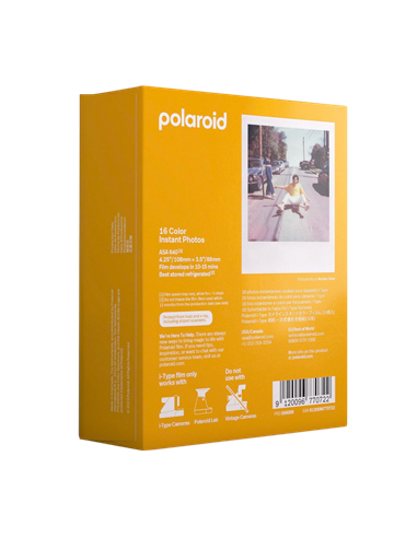 Фотобумага Polaroid Color Film для i-Type,Double Pack, 16 шт