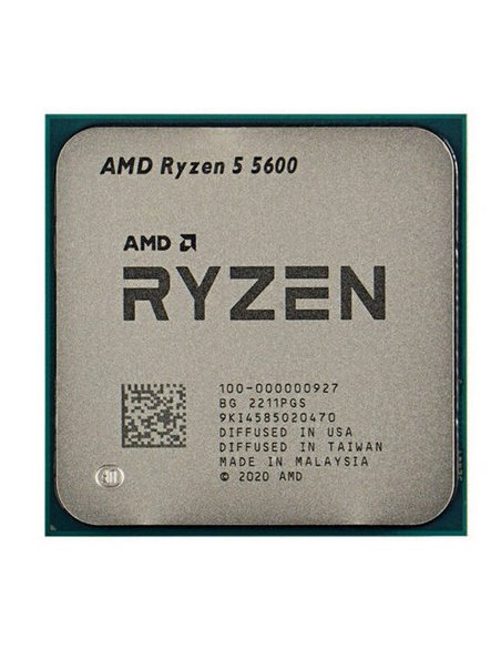 Процессор AMD Ryzen 5 5600, Нет встроенной графики, Wraith Stealth | Tray