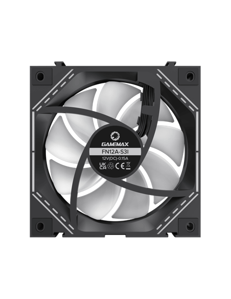 Вентилятор для ПК Gamemax FN12A-S3I, 120 мм