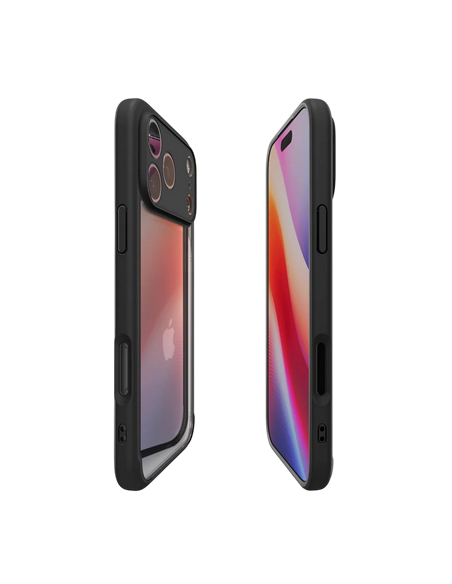 Husă Spigen Ultra Hybrid pentru Apple iPhone 17 Pro Max, Negru mat