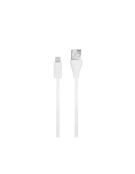 Cablu încărcare și sincronizare Xpower Lightning cable, Flat, USB Type-A/Lightning, 1m, Alb