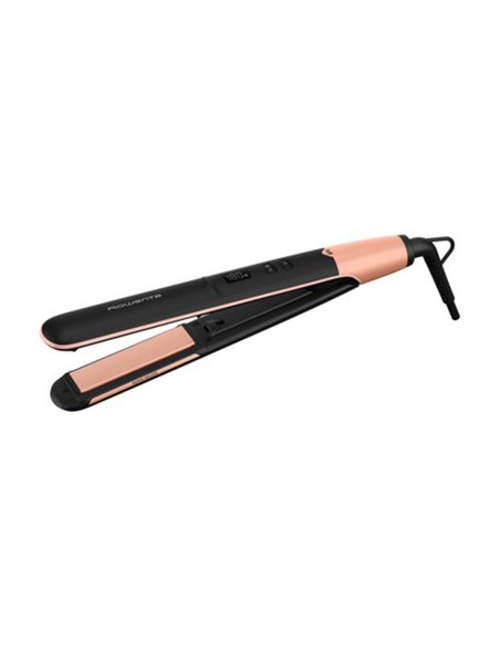 Placă de îndreptat părul Rowenta Express Shine Papaya SF4620F0, Negru
