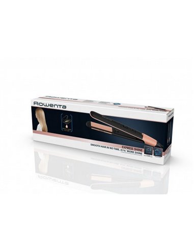 Placă de îndreptat părul Rowenta Express Shine Papaya SF4620F0, Negru