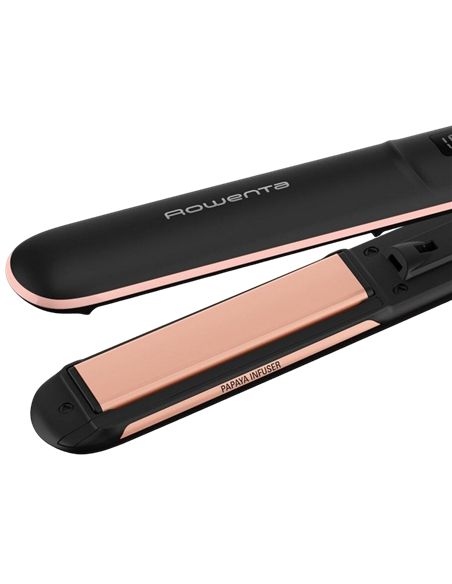 Выпрямитель для волос Rowenta Express Shine Papaya SF4620F0, Чёрный