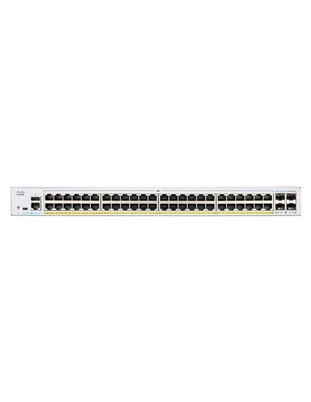 Switch de rețea Cisco CBS350-48P-4X, 48x 10/100/1000 Mbps, 4x SFP+