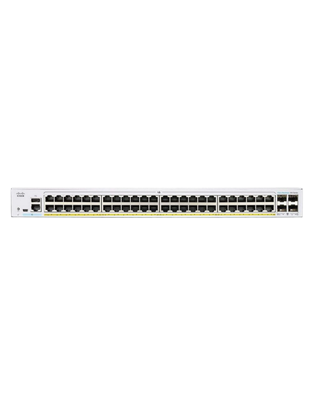 Switch de rețea Cisco CBS350-48P-4X, 48x 10/100/1000 Mbps, 4x SFP+