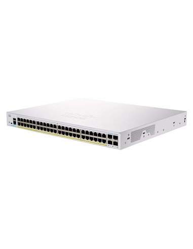 Сетевой коммутатор Cisco CBS350-48P-4X, 48x 10/100/1000 Мбит/с, 4x SFP+