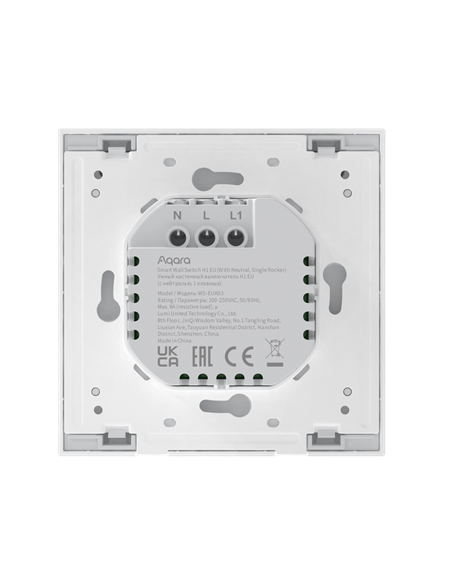 Умный выключатель AQARA Smart Wall Switch H1, Белый