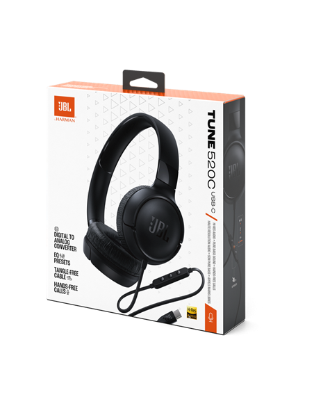 Наушники JBL Tune 520C, Чёрный