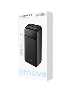 Acumulator extern Proove Illuminator 2, 20000mAh, Negru 2