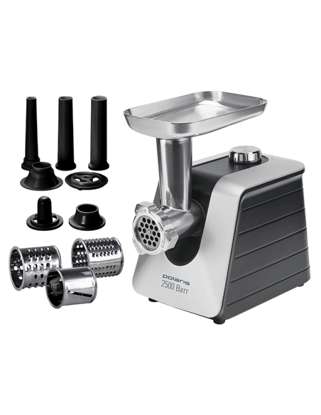 Mașină de tocat carne Polaris PMG 2561, Negru | Argintiu